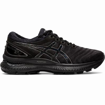 Asics Gel-Nimbus 22 - Naisten Juoksukengät - Mustat